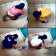 An unseen cameraman secretly video-records 13 unsuspecting college women in Mumbai as they piss into a floor toilet. One of the girls takes a shit. 129MB, MP4 file requires high-speed Internet.
